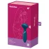 Satisfyer Mini Wand-er - vandeniui atsparus masažinis vibratorius (mėlynas)