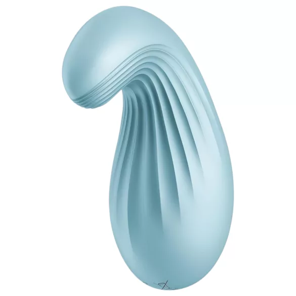 Satisfyer Dipping Delight - klitorio vibratorius su baterija - mėlynas