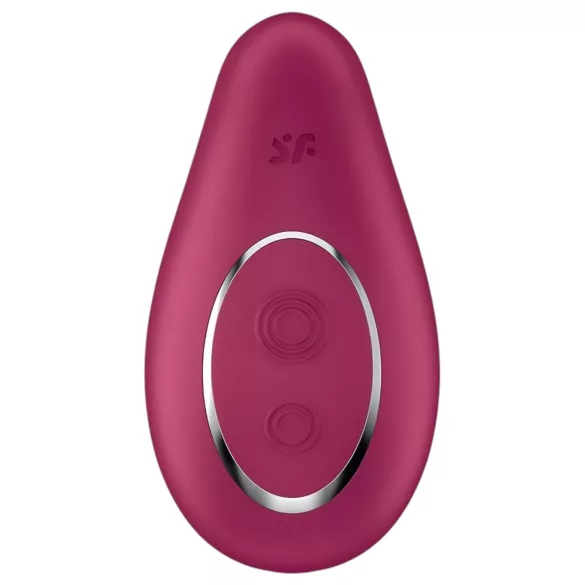Satisfyer Dipping Delight - klitorio vibratorius - įkraunamas - raudonas