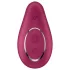 Satisfyer Dipping Delight - klitorio vibratorius - įkraunamas - raudonas