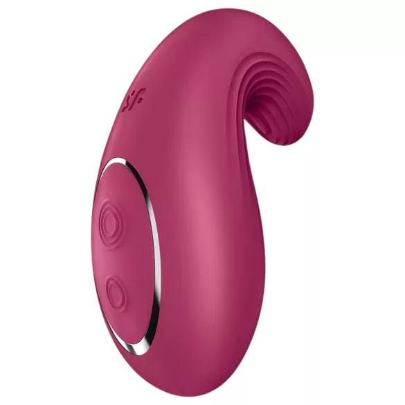 Satisfyer Dipping Delight - klitorio vibratorius - įkraunamas - raudonas