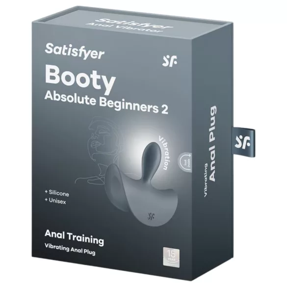 Satisfyer - analinis vibratorius pradedantiesiems - pilkas