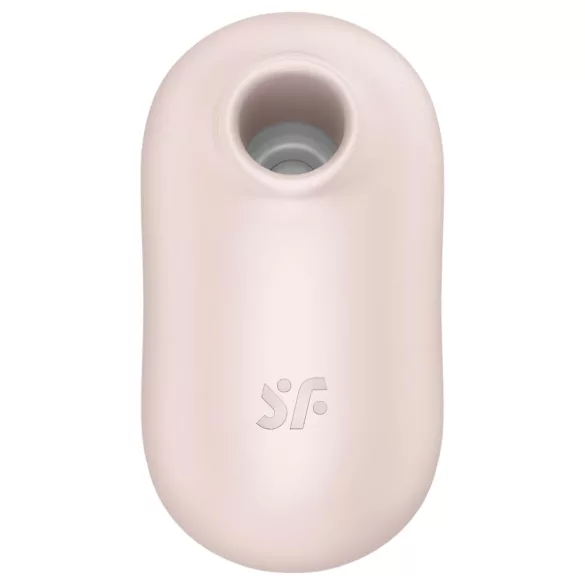 Satisfyer Pro To Go 2 - klitorio stimuliatorius su oro bangomis - smėlio spalvos
