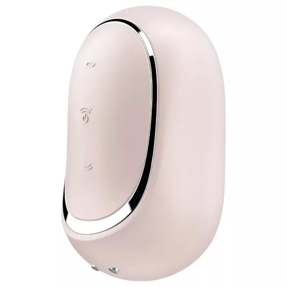 Satisfyer Pro To Go 2 - klitorio stimuliatorius su oro bangomis - smėlio spalvos