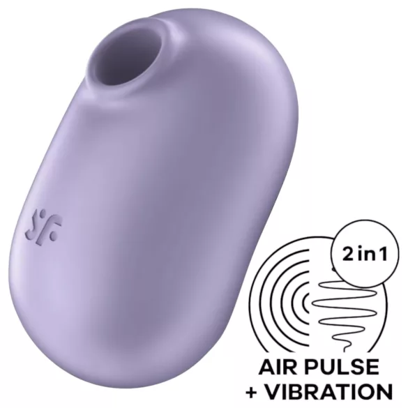 Satisfyer Pro To Go 2 - klitorinis stimuliatorius - banginis - įkraunamas