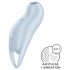 Satisfyer Pocket Pro 1 - oro bangų klitorio stimuliatorius (mėlynas)
