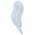 Satisfyer Pocket Pro 1 - oro bangų klitorio stimuliatorius (mėlynas)