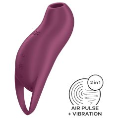   Satisfyer Pocket Pro 1 - klitoriui - oro pulsacijos - įkraunamas - violetinis