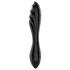 Satisfyer Dazzling Crystal 1 - dvigalis stiklinis dildo - juodas