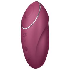   Satisfyer Tap & Climax 1 - vibratorius ir klitorio stimuliatorius - raudonas