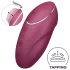 Satisfyer Tap & Climax 1 - vibratorius ir klitorio stimuliatorius - raudonas