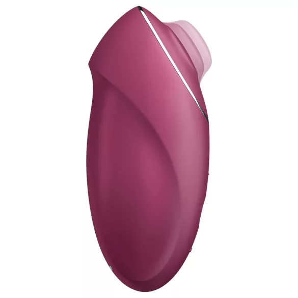 Satisfyer Tap & Climax 1 - vibratorius ir klitorio stimuliatorius - raudonas