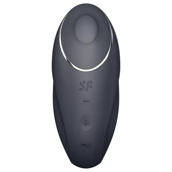 Satisfyer Tap & Climax 1 - klitorio vibratorius 2in1 - juodas
