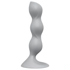   Satisfyer Triple Ball-R - analinis kamuoliukų dildo - pilkas