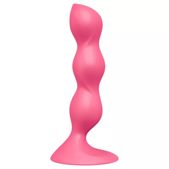 Satisfyer Triple Ball-R - analinis vibratorius su rutuliukais - rožinis