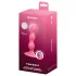 Satisfyer Triple Ball-R - analinis vibratorius su rutuliukais - rožinis