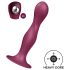 Satisfyer Dvigubas Rutulys-R - prisisiurbiantis svertinis dildo (raudonas)