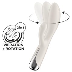   Satisfyer Spinning Rabbit 1 - sukamasis triušio vibratorių klitoriui