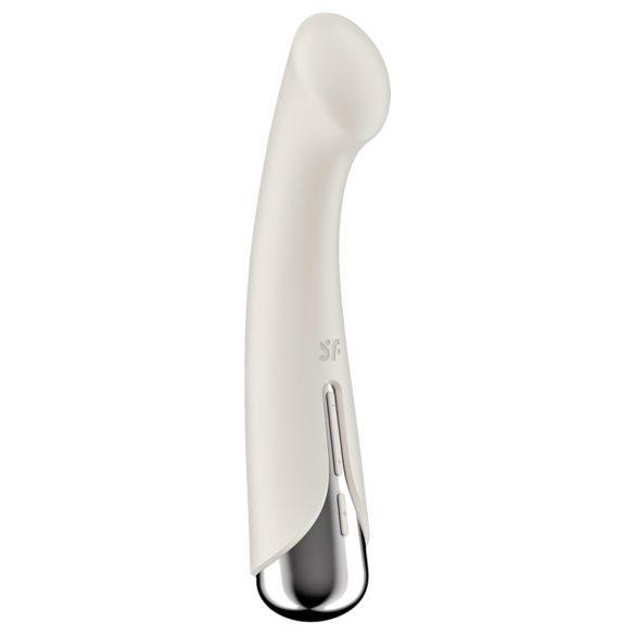 Satisfyer Spinning G-Spot 1 - sukantis G-taško vibratorius (smėlinis)