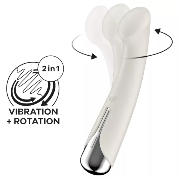 Satisfyer Spinning G-Spot 1 - G taško vibratorius su besisukančia galvute