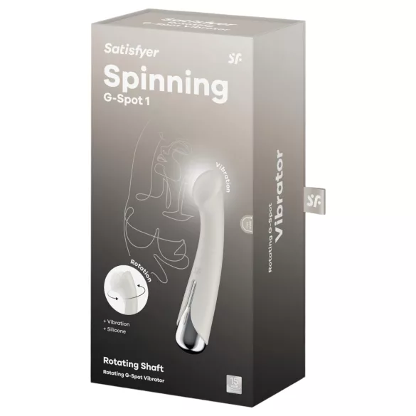 Satisfyer Spinning G-Spot 1 - G taško vibratorius su besisukančia galvute