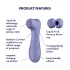 Satisfyer Pro 2 Gen3 - Programėle valdomas oro bangų klitorio vibratorius (violetinis)