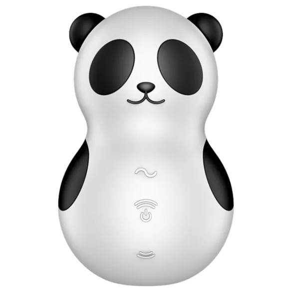 Satisfyer Pocket Panda - klitorio stimuliatorius bangų technologija - juodas
