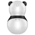 Satisfyer Pocket Panda - klitorio stimuliatorius bangų technologija - juodas