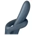 Satisfyer Heat Flex 4 - šildantis vibratorius su klitorio atšaka (pilkas)