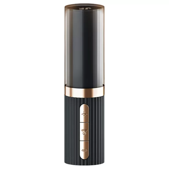Satisfyer Deep Kiss - oro bangų vibratorius - juodas