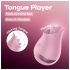 Satisfyer Tongue Player - klitorio vibratorius su liežuvėliu - rožinis
