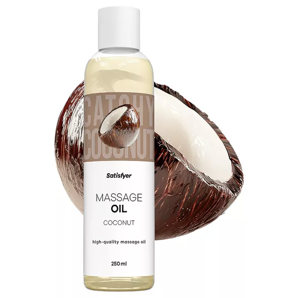 Satisfyer - masažo aliejus - kokoso - 250 ml