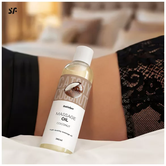 Satisfyer - masažo aliejus - kokoso - 250 ml