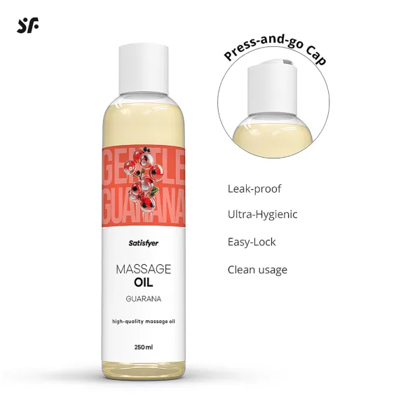 Satisfyer - masažo aliejus - guaranos ekstraktas - 250 ml