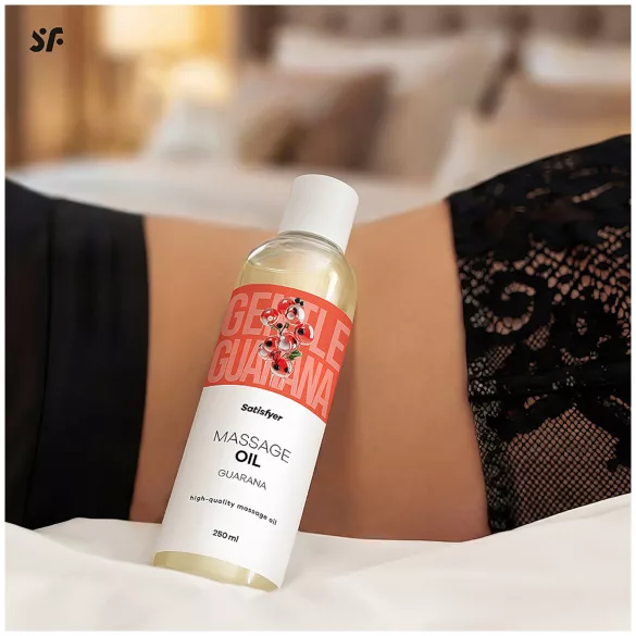 Satisfyer - masažo aliejus - guaranos ekstraktas - 250 ml