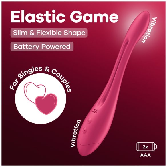 Satisfyer Elastic Game - porų vibratorius - lankstus - rožinis