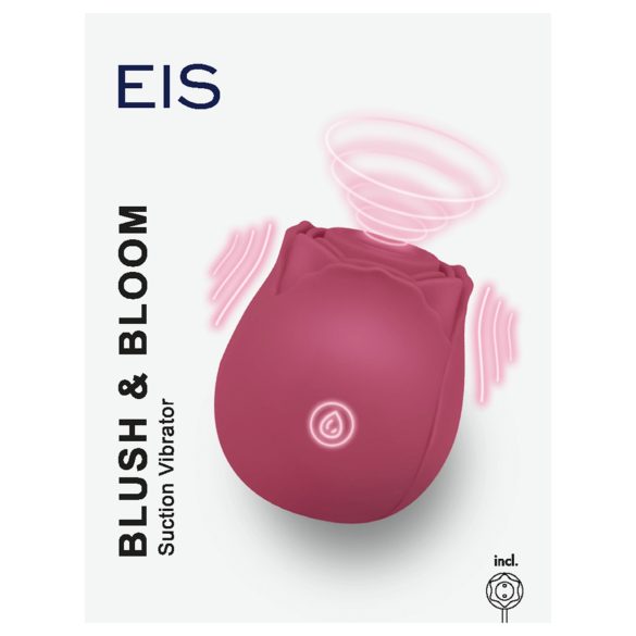 EIS Blush&Bloom - klitorio stimuliatorius su vibracija - raudonas