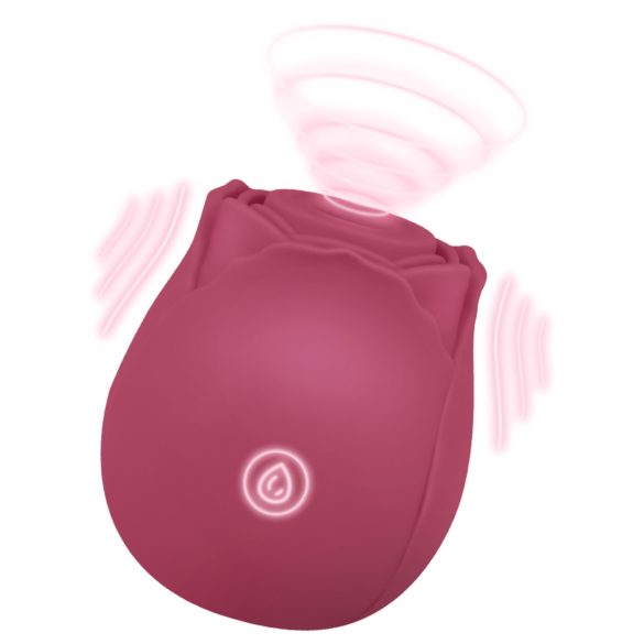 EIS Blush&Bloom - klitorio stimuliatorius su vibracija - raudonas