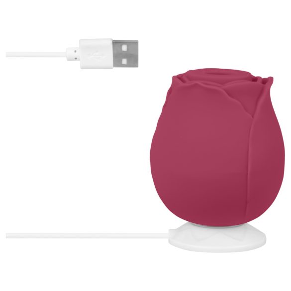 EIS Blush&Bloom - klitorio stimuliatorius su vibracija - raudonas