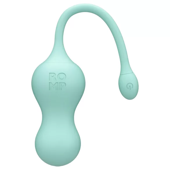 ROMP Cello - vibratoriniai geišos kamuoliukai su nuotoliniu valdymu - žali