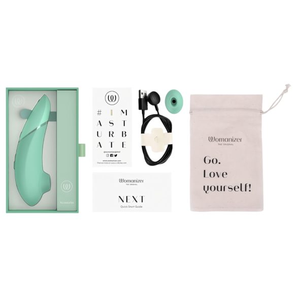 Womanizer Next - oro bangų klitorinis masažuoklis (šalavijas)