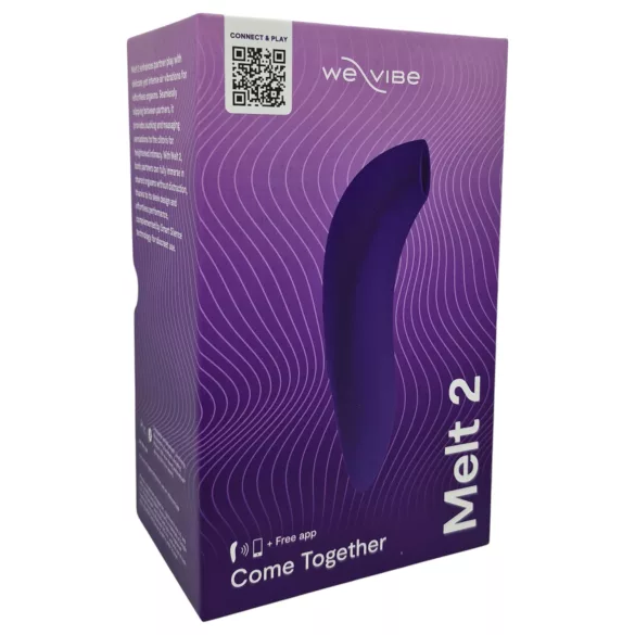 We-Vibe Melt 2 - klitorinis stimulatorius su oro bangomis - violetinis