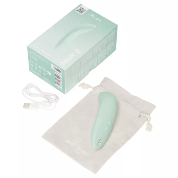 We-Vibe Melt 2 - programėle valdoma oro bangų klitorinė stimuliatorė (turkio spalvos)