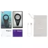 We-Vibe Verge 2 - programėle valdomas vibruojantis penio žiedas vyrams (juodas)