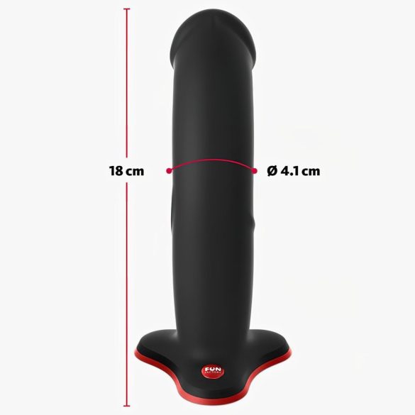 Fun Factory The Boss Stub - dildo su siurbtuku (juodas)