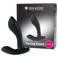   Mystim Flexing Flavio - prostatos masažuoklis su elektrostimuliacija - juodas