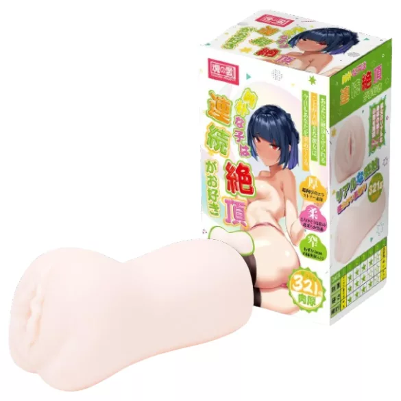 TAMASHII Nenutrūkstamas orgazmas - anime dirbtinė vagina masturbatorius (natūrali spalva)