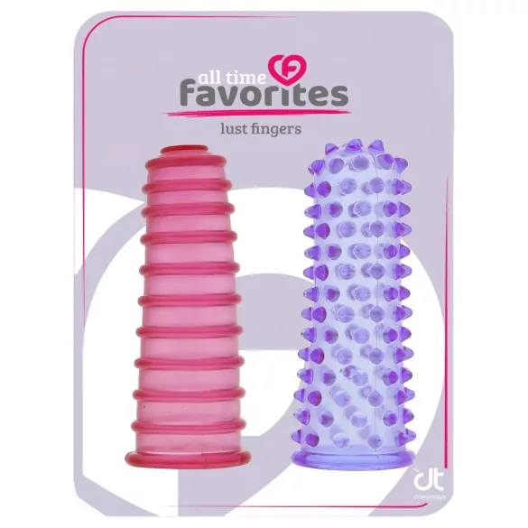 All time Favorites - pirštų movų rinkinys - 2 vnt - rožinė/violetinė