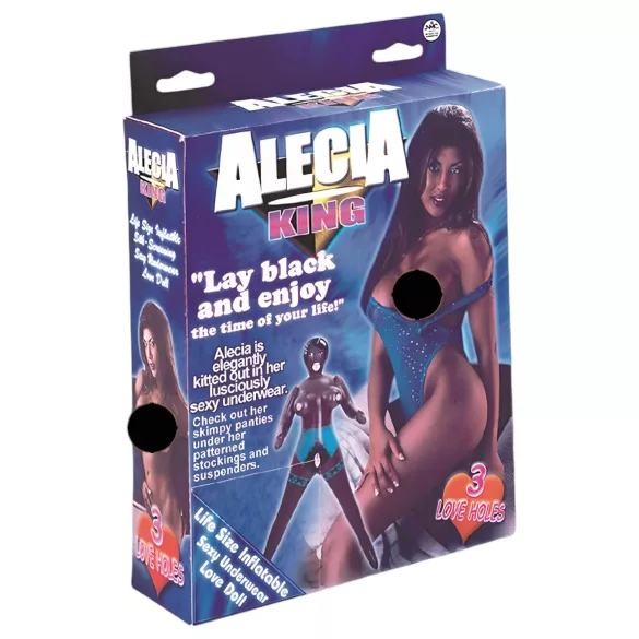 Alecia King - pripučiama sekso lėlė - natūralaus dydžio - ruda