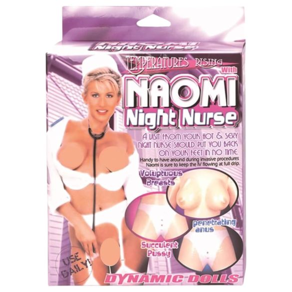 Naomi - slaugytoja su uniforma pliūpsnyje